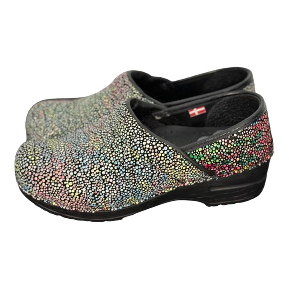 Sanita Professional Clogs Black Coral Multicolor EU 37 US 6 - Picture 1 of 12